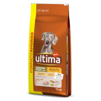 Ultima granule, 2 x 7 / 12 / 18 kg - 20 % sleva - Medium / Maxi Adult s kuřecím a rýží (2 x 18 k