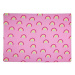 Dětský pěnový koberec Pink rainbows 100 × 140 cm