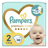 PAMPERS Pleny jednorázové Premium Care vel. 2 (88 ks) 4-8 kg