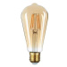 LED žárovka 6W COB Filament Golden Glass flame E27 540lm ULTRA TEPLÁ