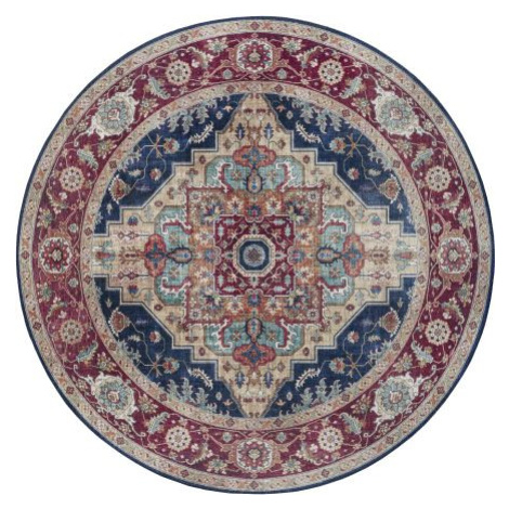 Kusový koberec Asmar 104017 Indigo/Blue kruh FOR LIVING
