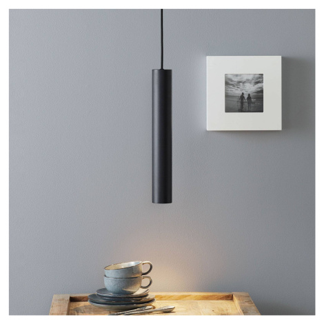 Ideallux LED závěsné světlo Look ve štíhlém tvaru, černé IDEAL LUX