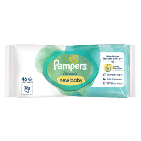 Pampers Harmonie New Baby Dětské Čisticí Ubrousky 1 Balení = 46 Ubrousků