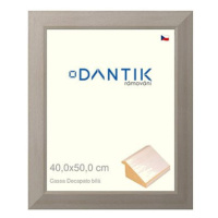 DANTIK rámeček 40 × 50, Caa Decapato bílý plexi čiré