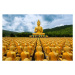 Fotografie Buddha statue in temple at Thailand, chain45154, 40 × 26.7 cm