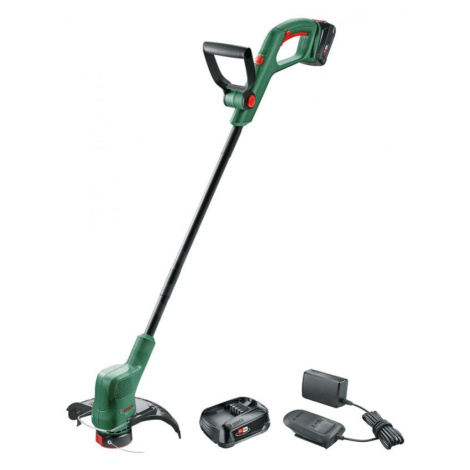 Aku strunová sekačka Bosch EasyGrassCut 18V-26 / 2x akumulátor 2 Ah / černá/zelená / ZÁNOVNÍ