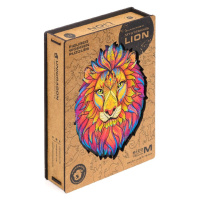 Unidragon Dřevěné puzzle Mysterious Lion 192 ks