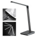 FISCHER & HONSEL LED stolní lampa Bright, stmívatelná, CCT, šedá