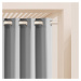 Dekorační terasový závěs s kroužky TARAS světle šedá 180x250 cm (cena za 1 kus) MyBestHome