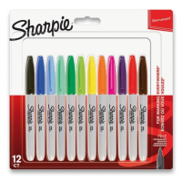 Permanentní popisovač Sharpie Fine sada 12 barev Sharpie