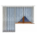 Dekorační žakárová záclona s řasící páskou PAOLA 150 bílá 300x150 cm MyBestHome