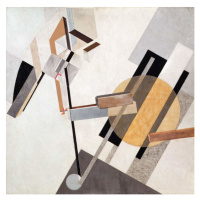 Obrazová reprodukce Proun-19-D, 1920, Eliezer Markowich (1890-1941) Lissitzky, 40 × 40 cm