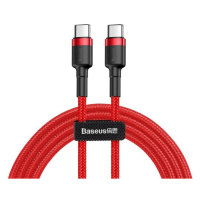 Baseus Cafule PD2.0 60W bleskové nabíjení USB pro kabel typu C (20V 3A) 2m Red