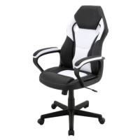 byLIVING Herní židle Matteo (household/office chair, černá / bílá)