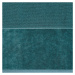 Bavlněný froté ručník s velurovou bordurou LINDA 50x90 cm, tyrkysová, 550 gr Mybesthome