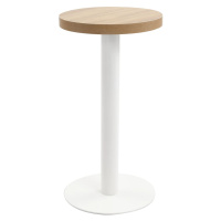 vidaXL Bistro stolek světle hnědý 40 cm MDF