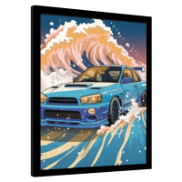 Obraz na zeď - Wave Collection - Wave Cars Scooby, 34.3 × 44.5 cm