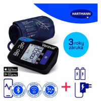 HARTMANN Veroval Compact + Connect s AFIB a Bluetooth připojením + adaptér (set), 3 roky záruka