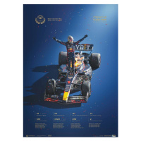 Umělecký tisk Oracle Red Bull Racing - Max Verstappen - Record-breaking Season - 2023, Automobil