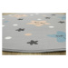 Dětský koberec Luna Kids 534452/95844 mouse, světle šedý