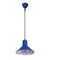 ACA Lighting závěsné svítidlo BELL D310 E27 MAX 36W IP45 modrá B027DL