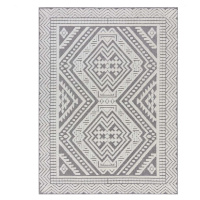 Šedý pratelný koberec z žinylky 80x160 cm Jaipur – Flair Rugs