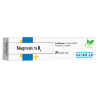 Generica Magnesium B6 20 šumivých tablet