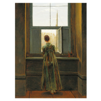 Obrazová reprodukce The Woman at The Window, Caspar David Friedrich, 30 × 40 cm