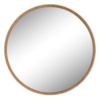 Nástěnné zrcadlo Catania (75x2x75 cm, hnědá)