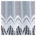 Dekorační metrážová vitrážová záclona VANESA bílá výška 45 cm MyBestHome Cena záclony je uvedena