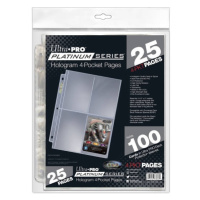 Stránky do alba UltraPro 4-Pocket - Platinum Series (na velké karty nebo fotky) - 25ks