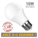 LED21 LED žárovka E27 15W SMD2835 1500 lm CCD Neutrální bílá, 3+1 Zdarma