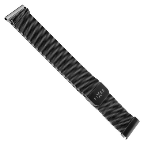 FIXED Mesh Strap síťovaný nerezový řemínek (20mm) černý