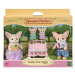 Sylvanian family Rodina lišek Fenek s dvojčaty