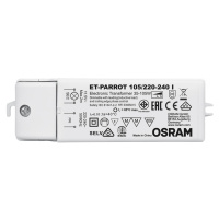 Halogenový zdroj napájení Elektronický transformátor AC 35-105W 12V ET-PARROT OSRAM