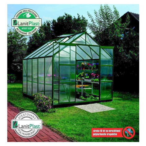 Polykarbonátový skleník VITAVIA URANUS 8300, PC 4 mm, zelený LG584 Vitavia Garden