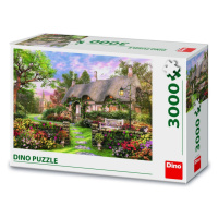 Puzzle Romantická chatka 3000 dílků - Dino