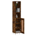 vidaXL Skříň highboard kouřový dub 34,5 x 34 x 180 cm kompozitní dřevo