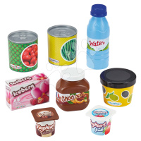 Potraviny v síťce Food Net Écoiffier jogurty s konzervami 8 kusů od 18 měsíců