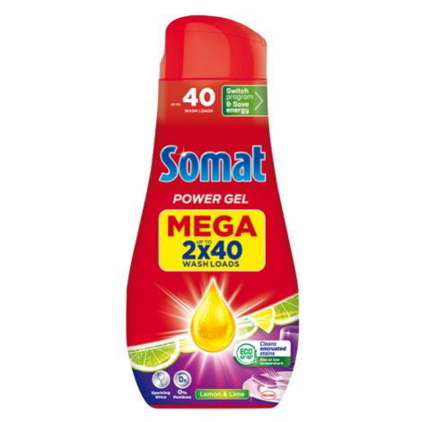 Somat All-in-1 gel do myčky Lemon & Lime 80 dávek, 1440ml