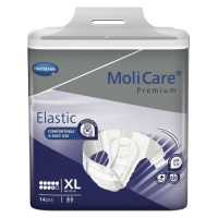 KALHOTKY ZALEPOVACÍ MOLICARE ELASTIC 9 KAPEK XL BOKY 140-175CM,3951ML,14KS