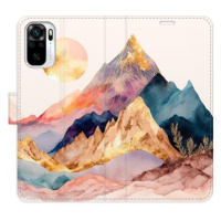 iSaprio flip pouzdro Beautiful Mountains pro Xiaomi Redmi Note 10 / Note 10S