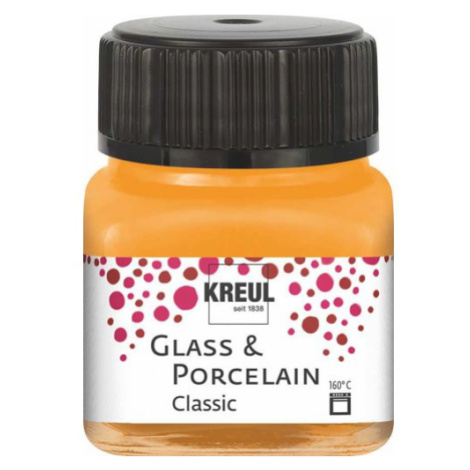 Kreul Barva na sklo a porcelán  classic 20 ml ORANŽOVÁ
