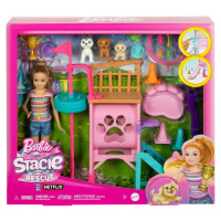 Panenka Barbie Hřiště pejsků s panenkou Stacie HRM10 Mattel