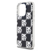 DKNY PC/TPU Checkered Pattern kryt iPhone 15 Pro černý