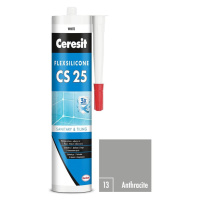 Silikon sanitární Ceresit CS25 13 antracit 280 ml