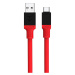 Tactical 57983117386 USB-A/USB-C, 1m, červený