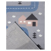 Hanse Home Collection koberce Dětský koberec Adventures 104537 Grey/blue Rozměry koberců: 80x150