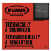 Evans ETP-G1CLR-R G1 Clear Tom Pack - Rock