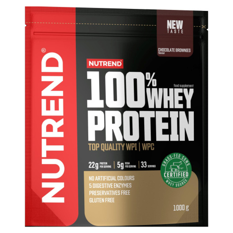 Nutrend 100% Whey Protein Čokoláda/brownies 1000 g